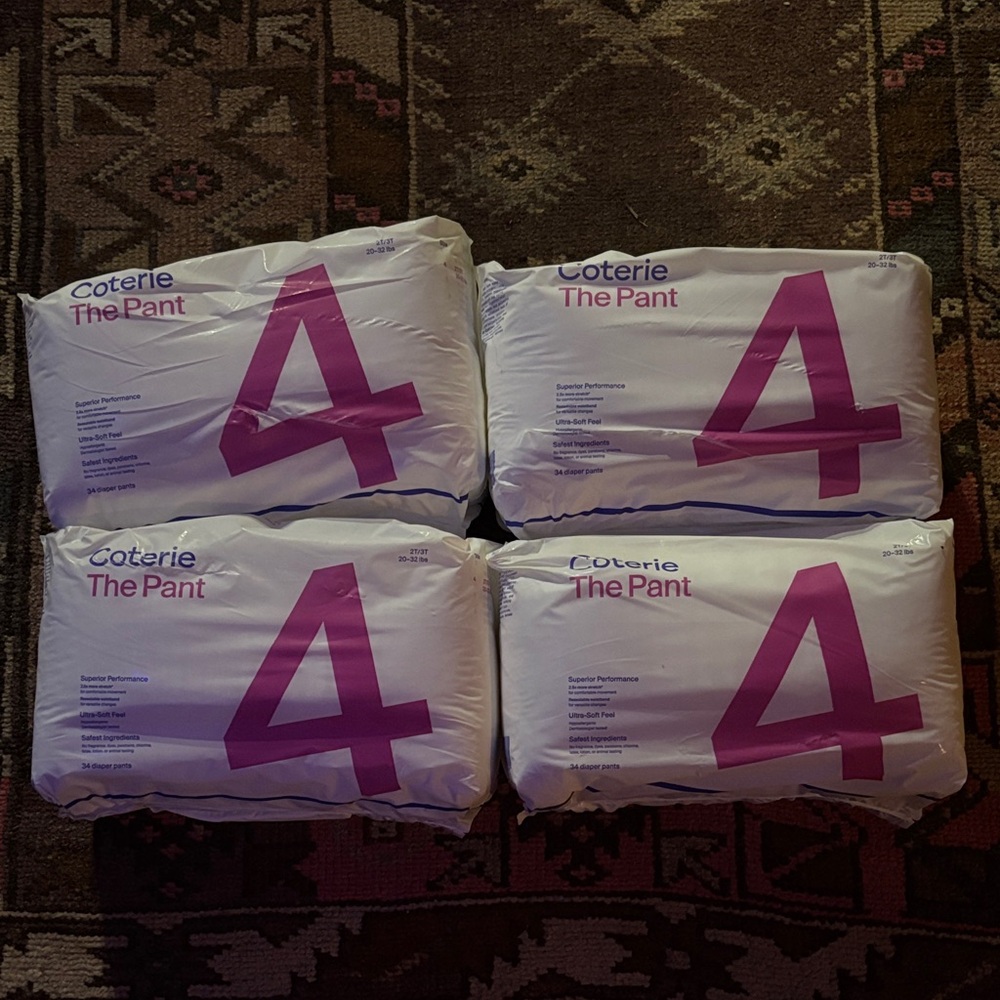 Coterie The Pant Diapers Size 4